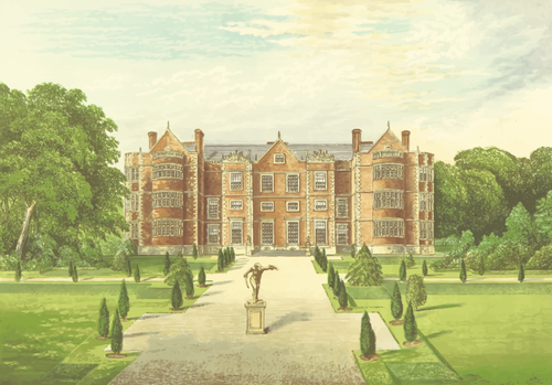 Burton Agnes Hall vektorgrafik