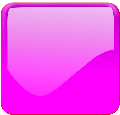 Glans van licht roze vierkant decoratieve knop vectorafbeeldingen