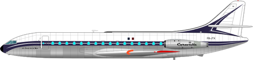 Caravelle flygplan