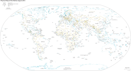 Welt Karte 2013