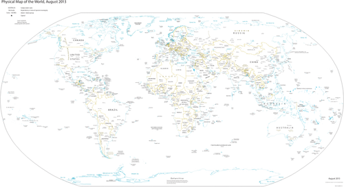 Mundo mapa 2013