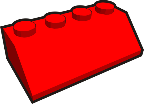 brique élément vecteur rouge clip art 1 x 4 coin enfants
