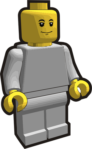 ليغو minifigure ناقلات القصاصة الفن