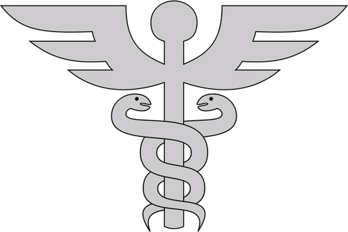 Gray medicine symbol