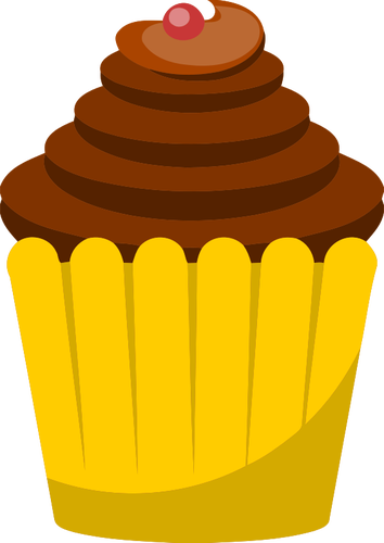 Wiśnia cupcake obrazu