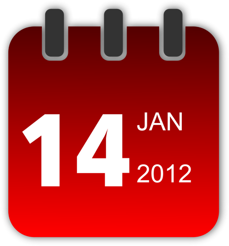 Векторные картинки красный день календаря знак