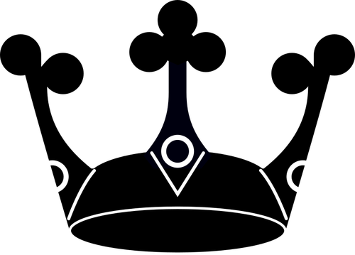 Simple silhouette de couronne