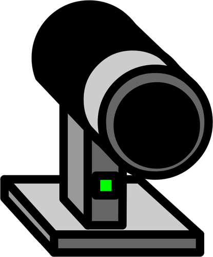 USB كاميرا فيديو رمز الرسم المتجه
