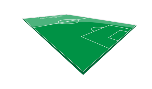 Fotboll fältet vektorbild