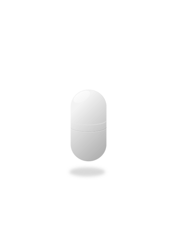 Capsule avec illustration vectorielle ombre