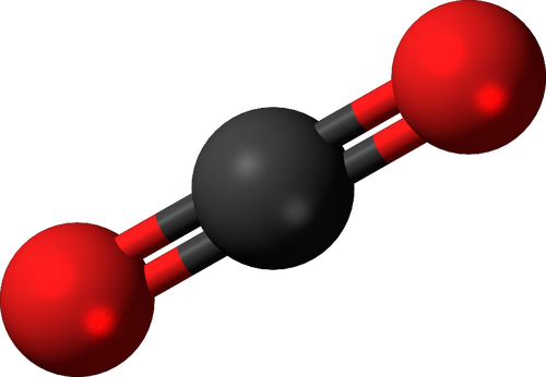 Molekula oxidu uhličitého