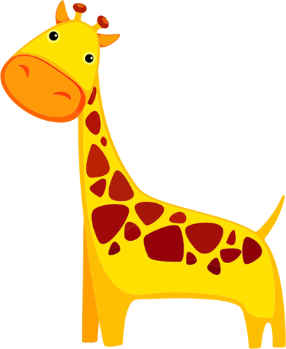 Cartoon giraff