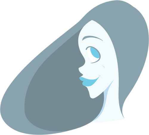 Profil de dessin animé Lady