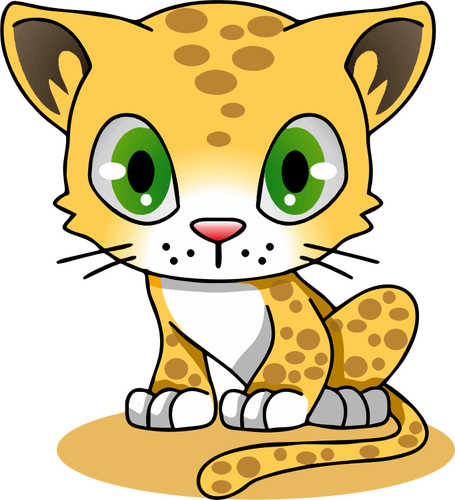 Cartoon leopard