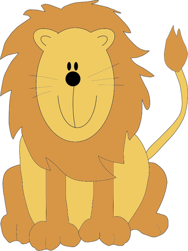 Smiling lion