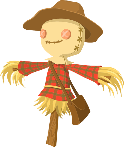 Cartoon scarecrow