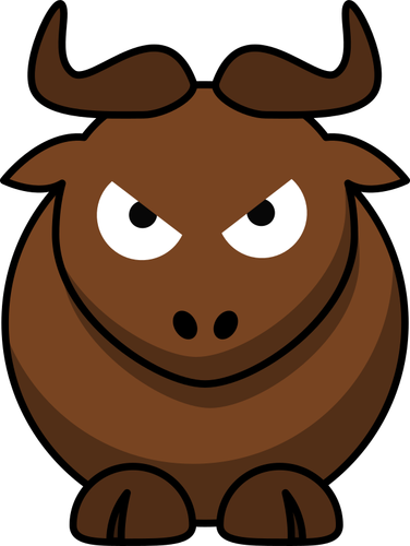 Un toro enojado