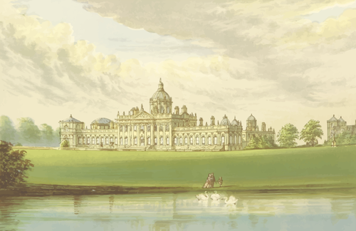 Castle Howard-Vektor-illustration