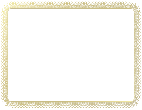 Certificate border