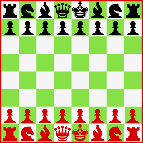 Position de départ d’échecs