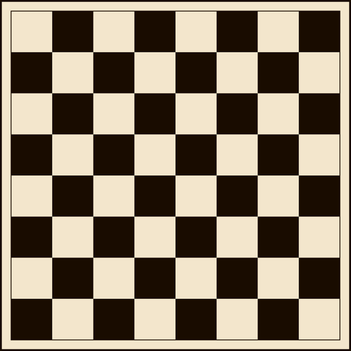 رقعة شطرنج بسيطة