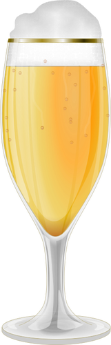 زجاج من صورة متجه البيرة