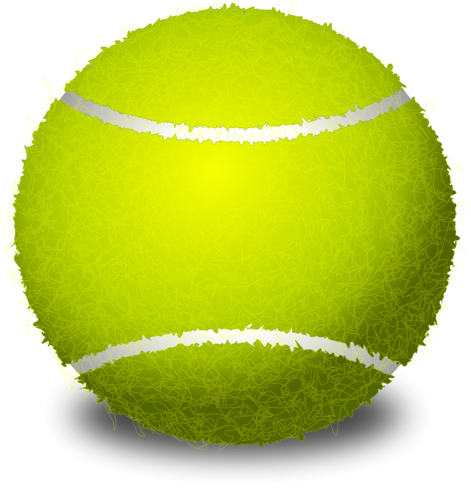 Tennis-Ball-Vektor-ClipArt-Grafik