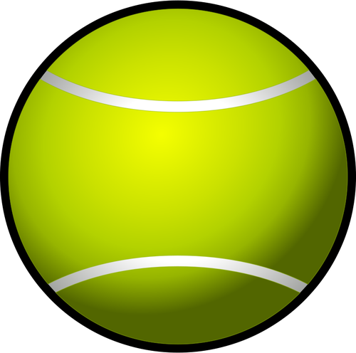 Tennis Ball Clip Art-Vektor-Bild