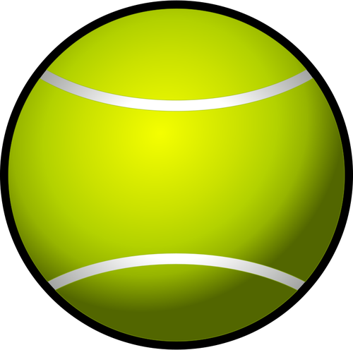 Tennis ball vektor utklippsbilde