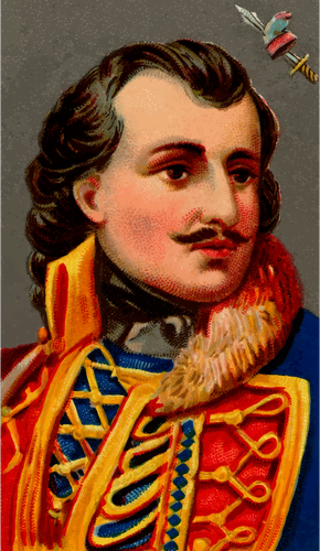 General Pulaski vektorillustration