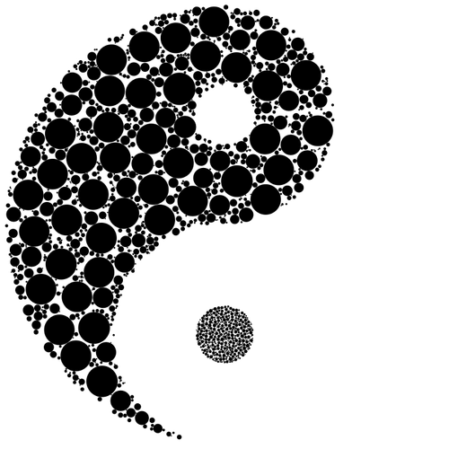 Cerchi di Yin e Yang