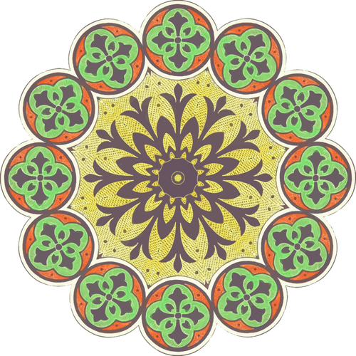 Symbol kruhový ornament