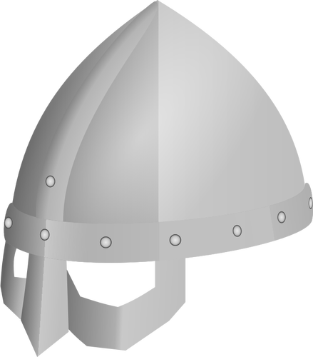 Viking tontonan helm vektor ilustrasi