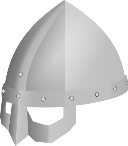 Viking tontonan helm vektor ilustrasi