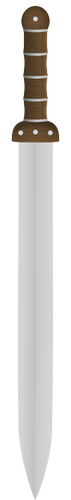 긴 바이킹 소드의 벡터 클립 아트