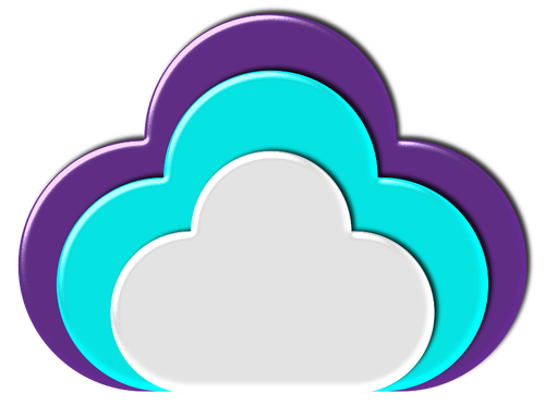 Cloud colorful icons