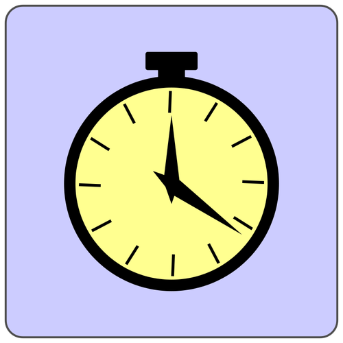 Analog Alarmklokke vektor ikon