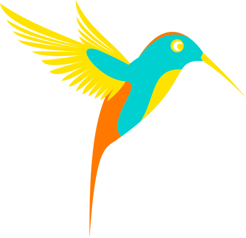 रंगीन colibri