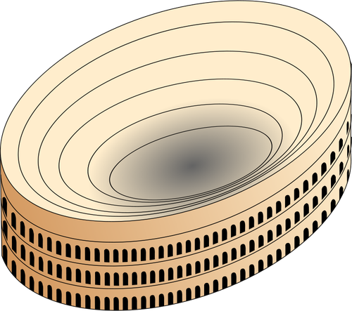 Roma Colosseum vektortegning