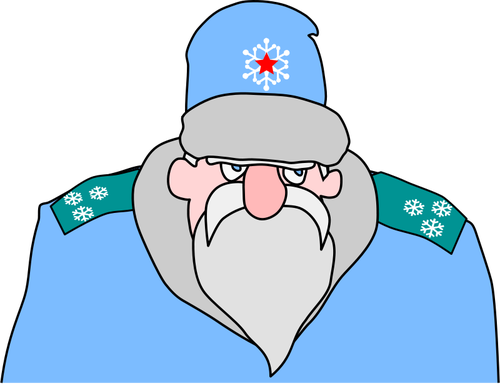 Colonel Frost en uniforme bleu