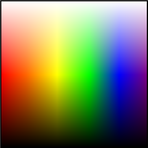 Векторная графика цифровой цветной значок карты