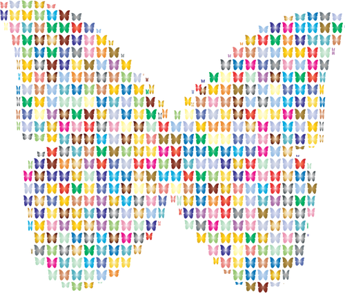 Schmetterling Schmetterlinge gemacht