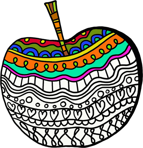 Decorate apple