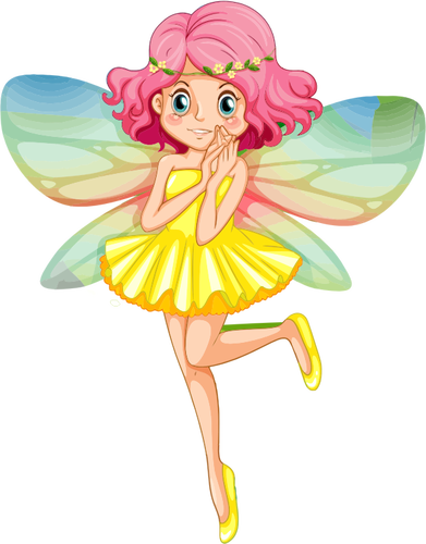 Kleurrijke fairy
