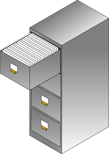 Bestand kabinet vectorafbeeldingen