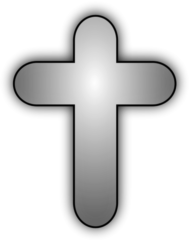 Vector image of Christian cross