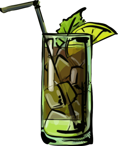 Cuba libra cocktail