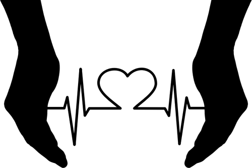 صورة ظلية EKG