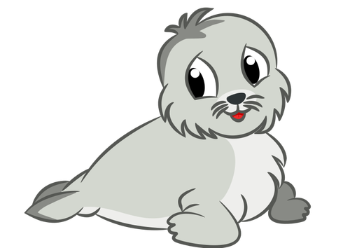 Cucciolo di foca disegno