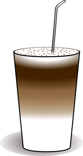 Latte macchiato vector